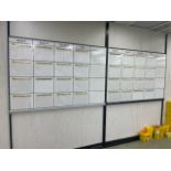 Wall Mounted White Boards x10