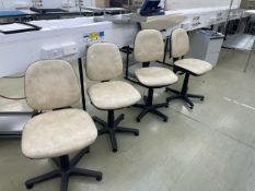 Clean Room Compliant Operator Chairs x4