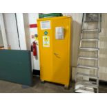 Yellow Metal Storage Unit