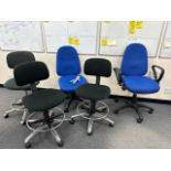 Mobile Office Chairs x5