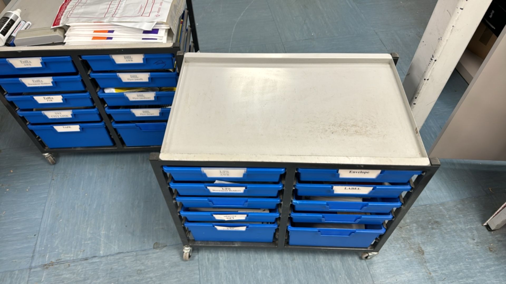 Mobile Tray Trolleys x2 - Image 4 of 5