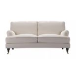 Bluebell 2.5 Seat Sofa In Taupe Brushed Linen Cotton RRP - £1980