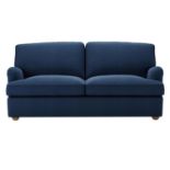 Bluebell Premium Comfort 3 Seat Sofa Bed In Washed Indigo Easy Cotton RRP - £3050