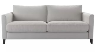 Izzy 3 Seat Sofa In Alabaster Brushed Linen Cotton RRP - £2110