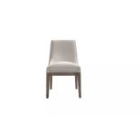 Basil Dining Chair in Taupe Brushed Linen Cotton RRP - £315