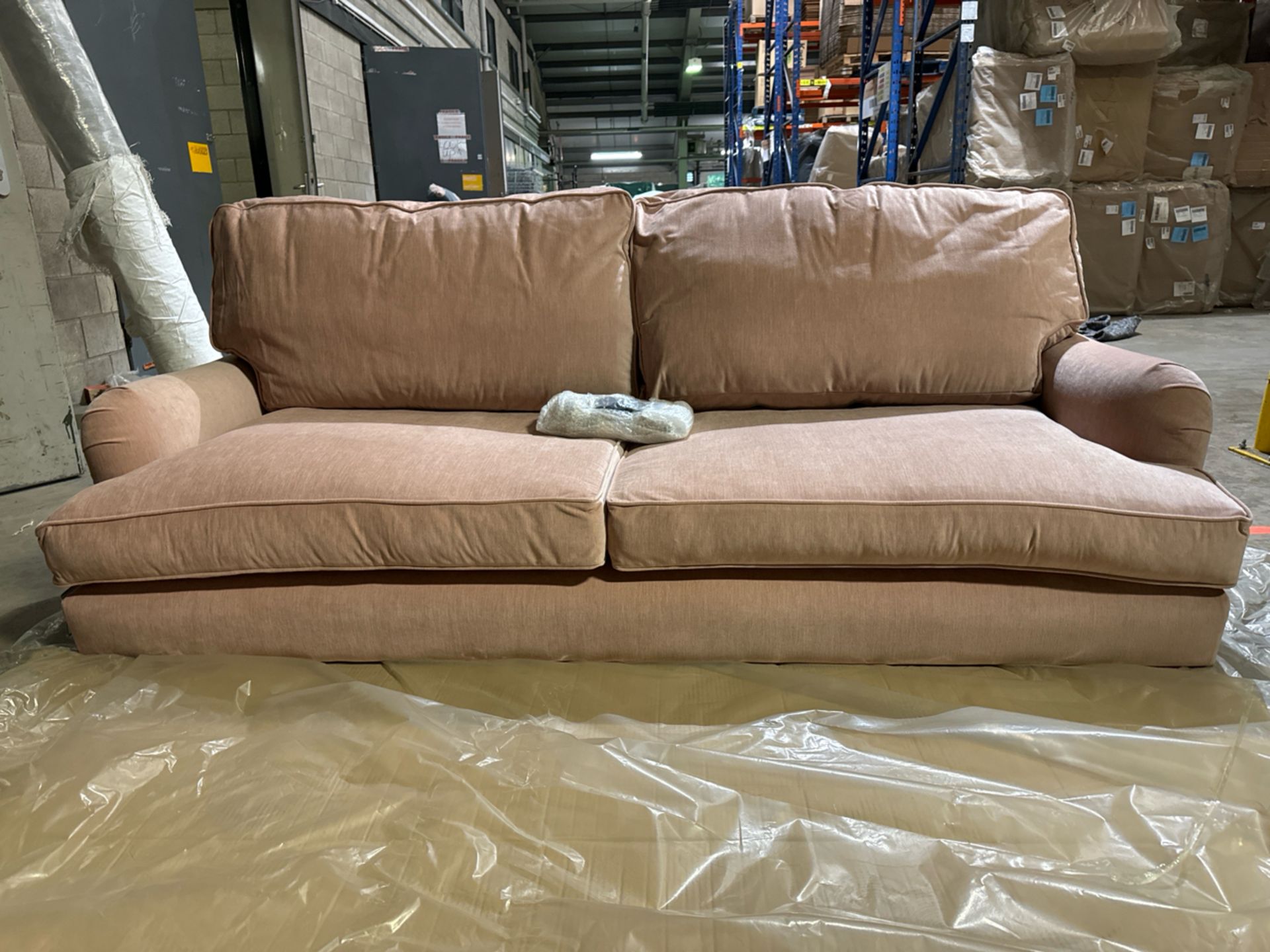 Bluebell 3 Seat Sofa In Pavilion Pink Brushstroke RRP - £1780 - Image 2 of 6