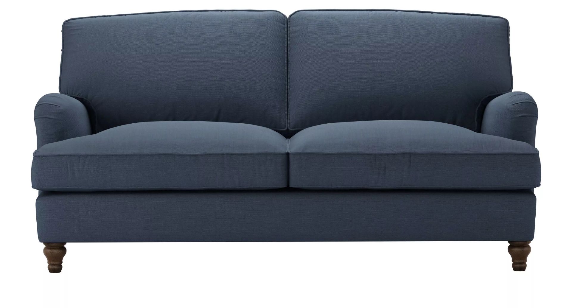 Bluebell 2.5 Seat Sofa Bed In Midnight Blue Brushed Linen Cotton RRP - £2480