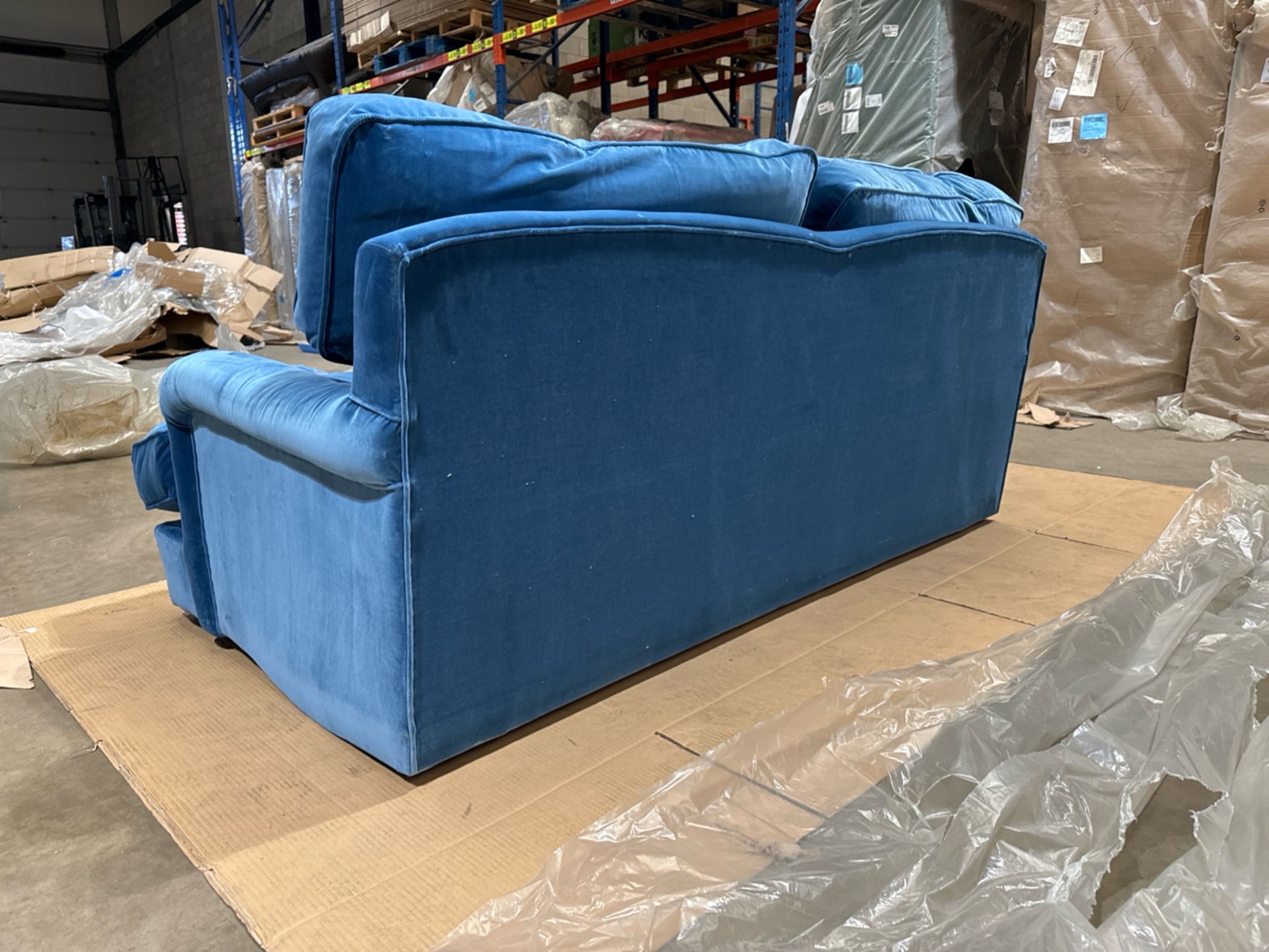Bluebell 2.5 Seat Sofa Bed In Bahama Cotton Matt Velvet RRP - £2800 - Image 6 of 7