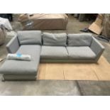 Holly Medium RHF Chaise Sofa In Mushroom Heathland Weave RRP - £2830