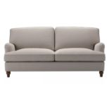 Bluebell 3 Seat Sofa Bed In Stone Brushed Linen Cotton RRP - £2620