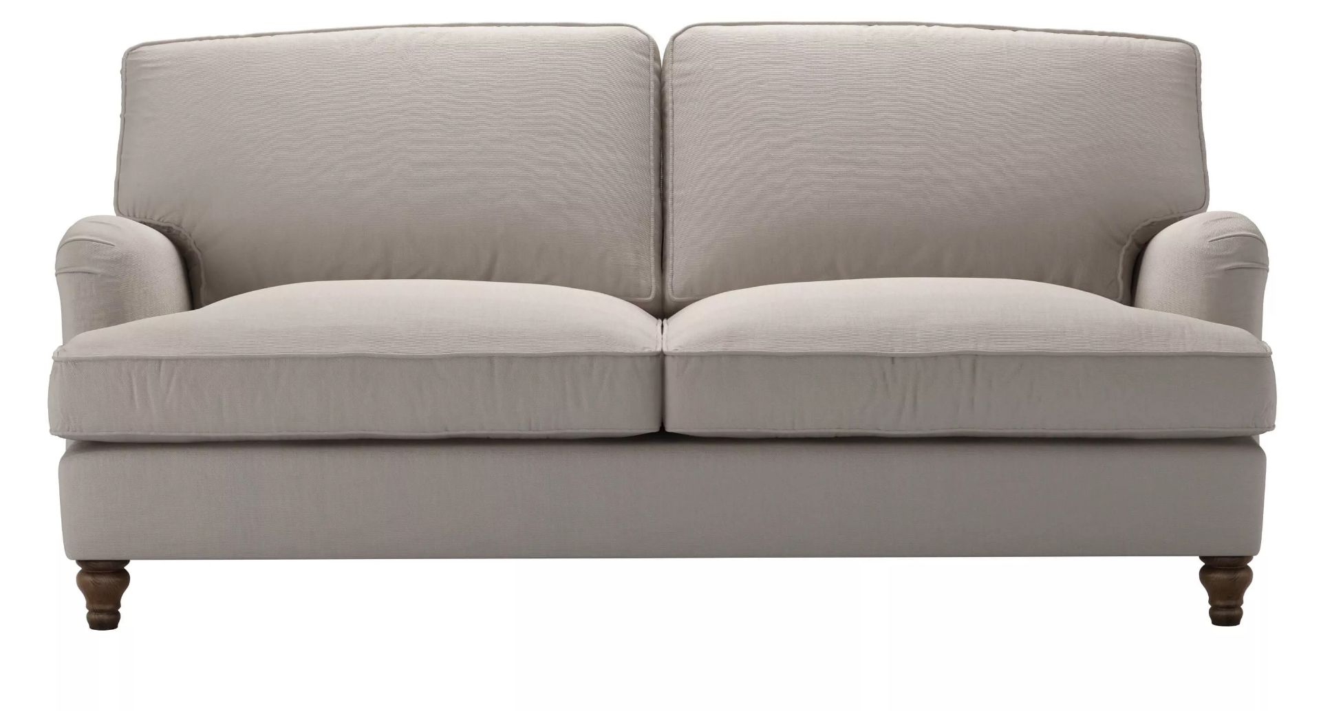 Bluebell 3 Seat Sofa Bed In Stone Brushed Linen Cotton RRP - £2620