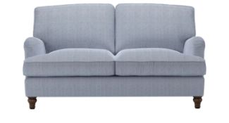 Bluebell 2 Seat Sofa Bed In Uniform House Herringbone Weave RRP - £2230
