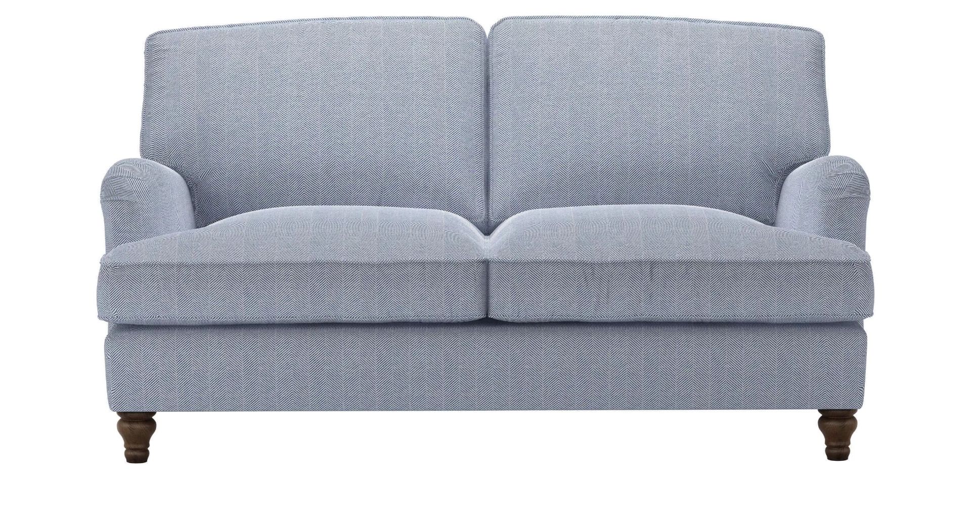 Bluebell 2 Seat Sofa Bed In Uniform House Herringbone Weave RRP - £2230