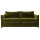 Aissa 3 Seat Sofa In Oliver Cotton Matt Velvet RRP - £2620