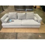 Larsen 3 Seat Sofa In Barley Slubby Cotton