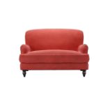 Snowdrop Loveseat In Wild Raspberry Smart Velvet RRP - £1470