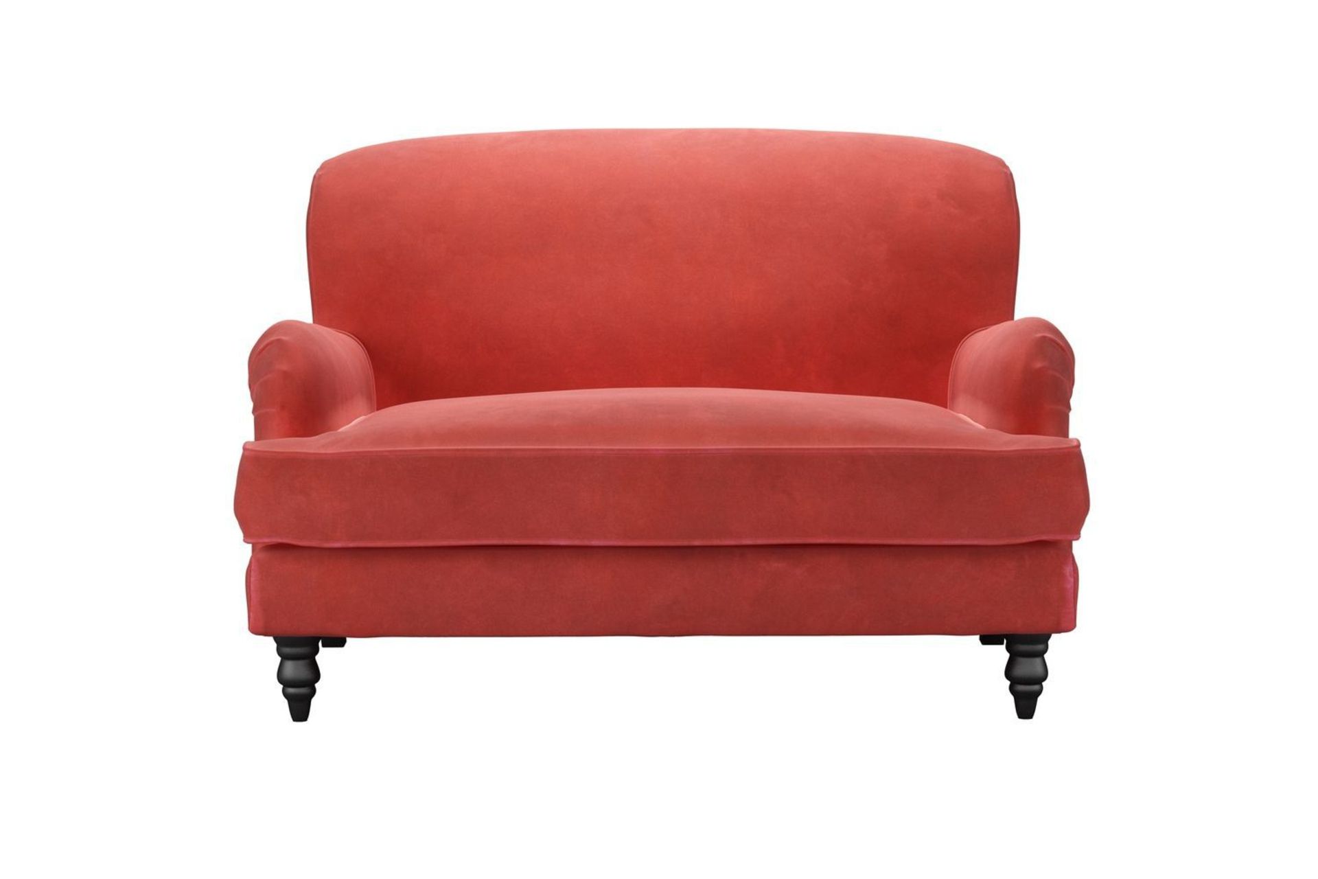 Snowdrop Loveseat In Wild Raspberry Smart Velvet RRP - £1470