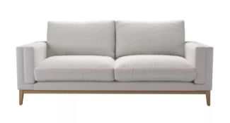Costello 3 Seat Sofa In Alabaster Brushed Linen Cotton RRP - £1840