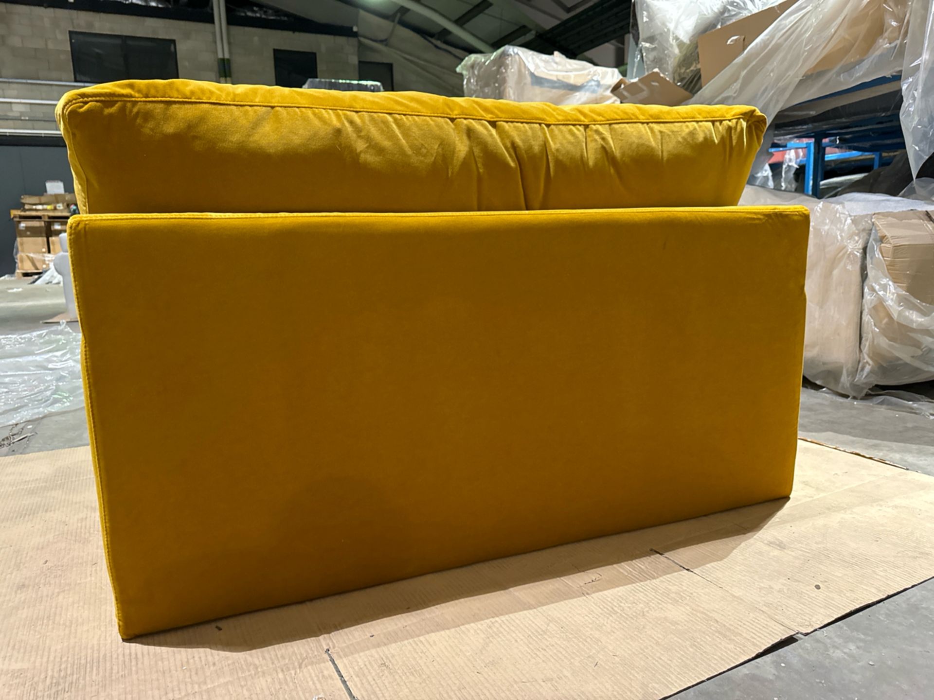 Isla Loveseat in Amber Smart Velvet RRP - £1600 - Image 4 of 5