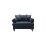 Teddy Loveseat In Armour Smart Velvet RRP - £1790