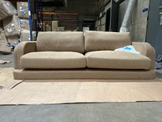 Boston Curved Arm 3 Seat Sofa