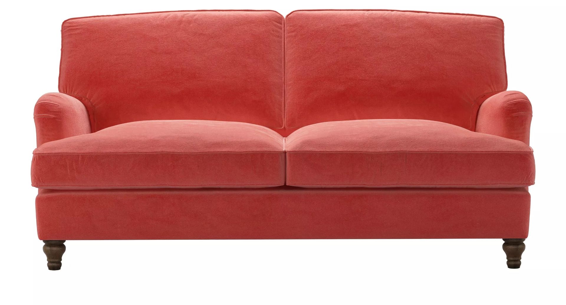 Bluebell 2.5 Seat Sofa Bed In Dusty Rose Cotton Matt Velvet RRP - £2800 - Image 5 of 14