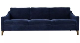 Iggy 4 Seat Sofa In Cruise Smart Velvet RRP - £2870