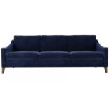 Iggy 4 Seat Sofa In Cruise Smart Velvet RRP - £2870