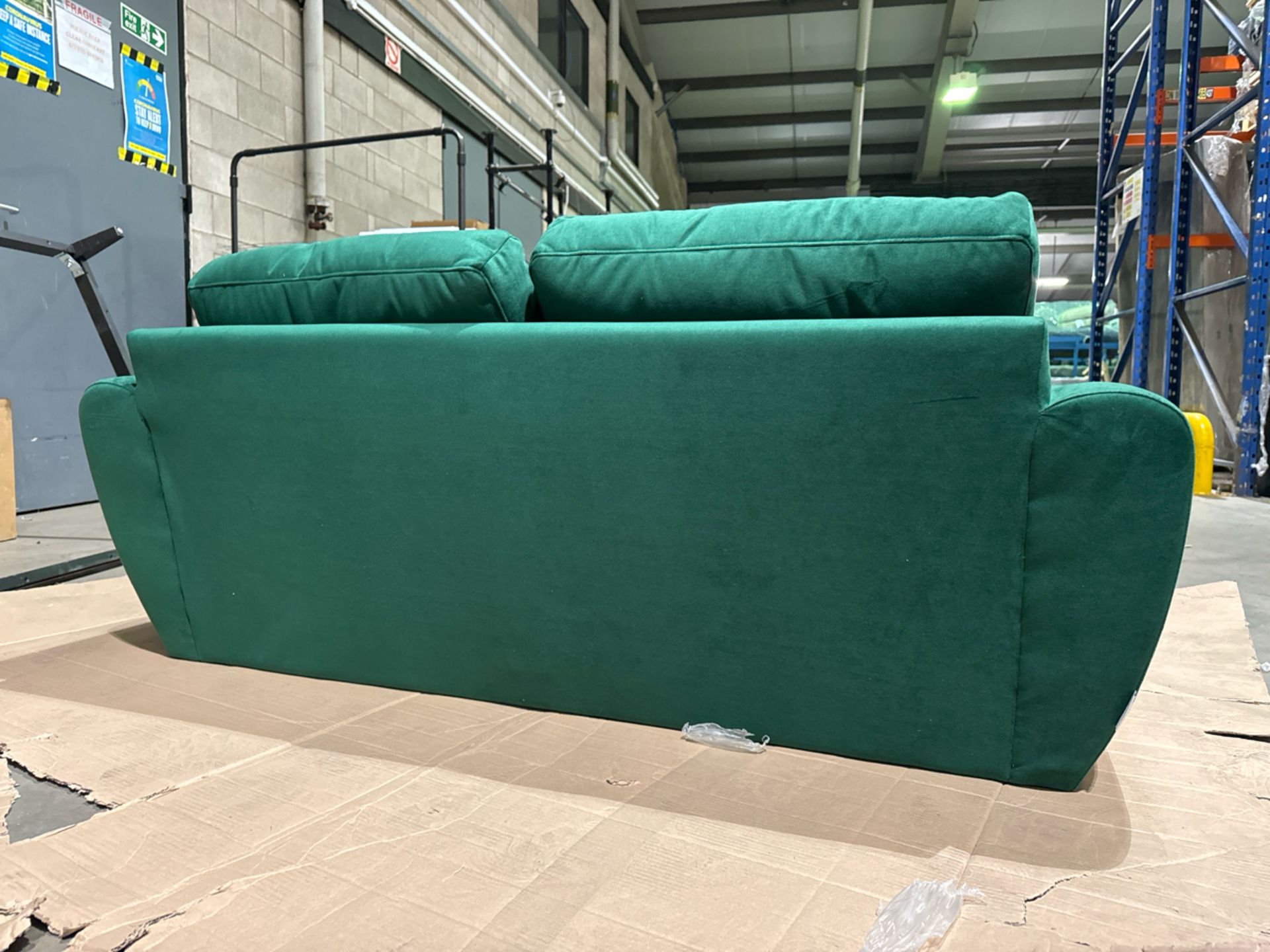 Jack 2 Seat Sofa In Emerald Velvet RRP - £999 - Image 5 of 6