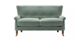 Alderney 2 Seat Sofa In Sage Smart Velvet RRP - £1700