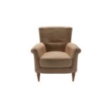 Alderney Armchair In Spiced Latte Cotton Matt Velvet RRP - £1090