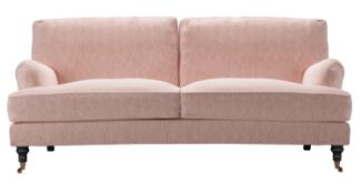 Bluebell 3 Seat Sofa In Pavilion Pink Brushstroke RRP - £1780