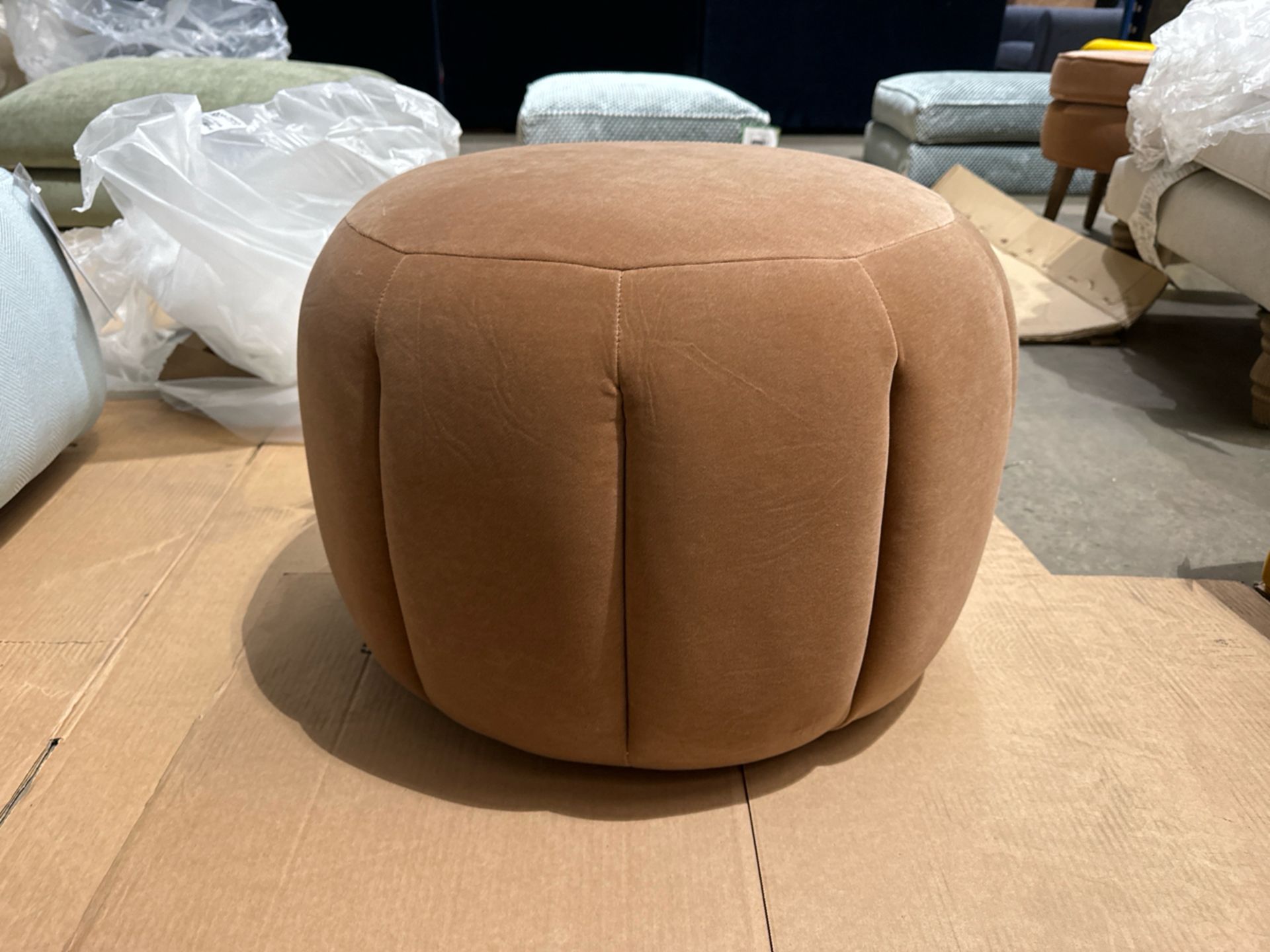 Harper Round Footstool