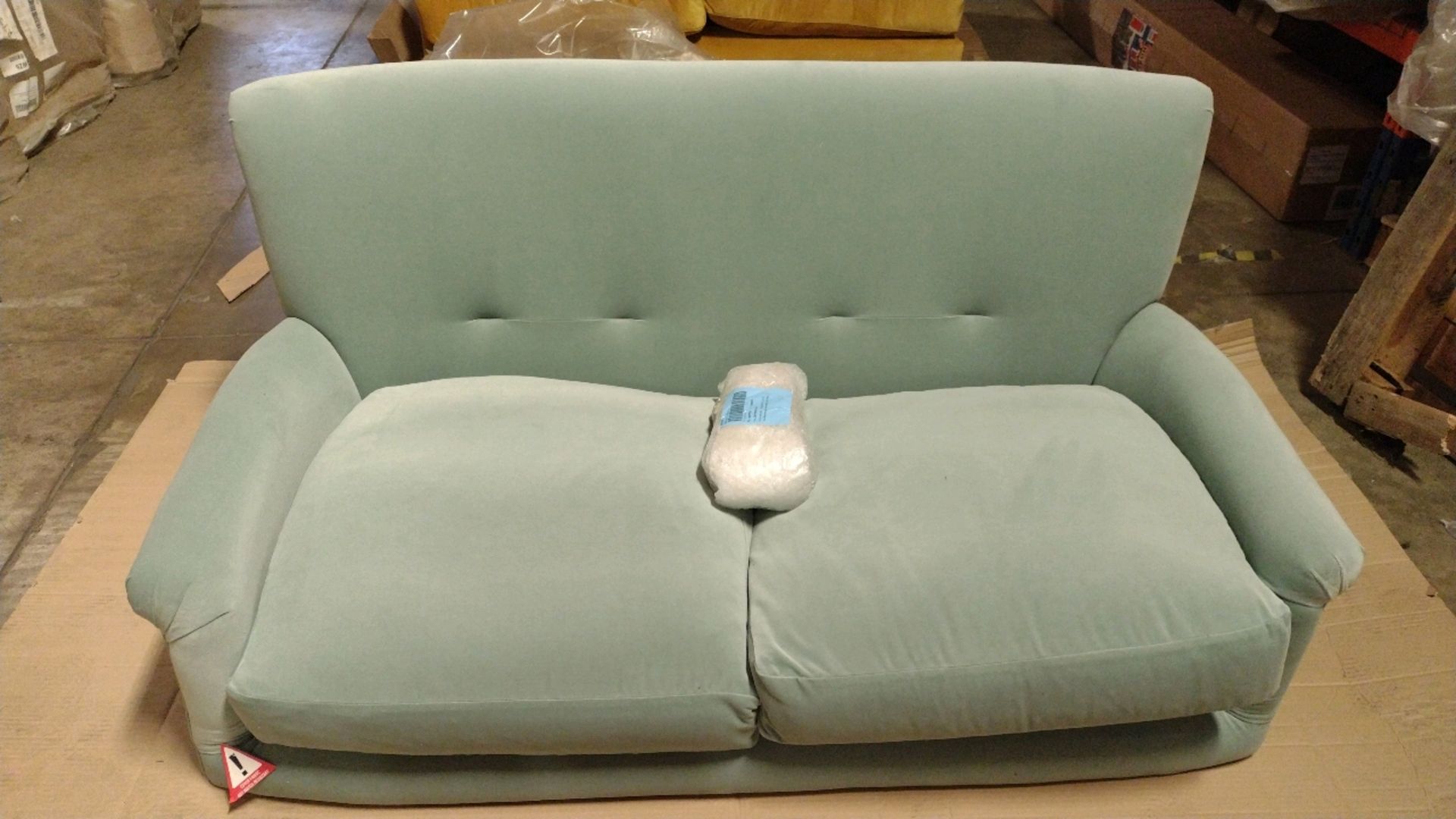 Alderney 2 Seat Sofa In Sage Smart Velvet RRP - £1700 - Image 6 of 6