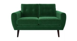 Jack 2 Seat Sofa In Emerald Velvet RRP - £999