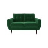 Jack 2 Seat Sofa In Emerald Velvet RRP - £999