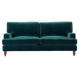 Isla 3 Seat Sofa In Jade Smart Velvet RRP - £2680