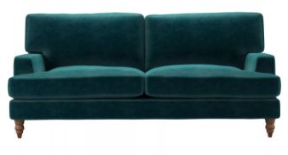 Isla 3 Seat Sofa In Jade Smart Velvet RRP - £2680