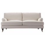 Bluebell 3 Seat Sofa (Breaks Down) In Taupe Brushed Linen Cotton RRP - £2470