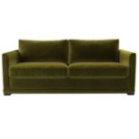 Aissa 3 Seat Sofa In Oliver Cotton Matt Velvet RRP - £2620