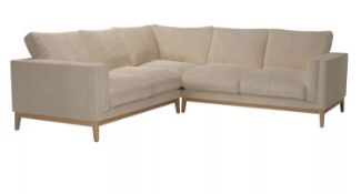 Costello Medium Corner Sofa In Cashew Baylee Viscose Linen RRP - £4440