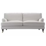 Bluebell 3 Seat Sofa (Breaks Down) In Alabaster Brushed Linen Cotton RRP - £2470