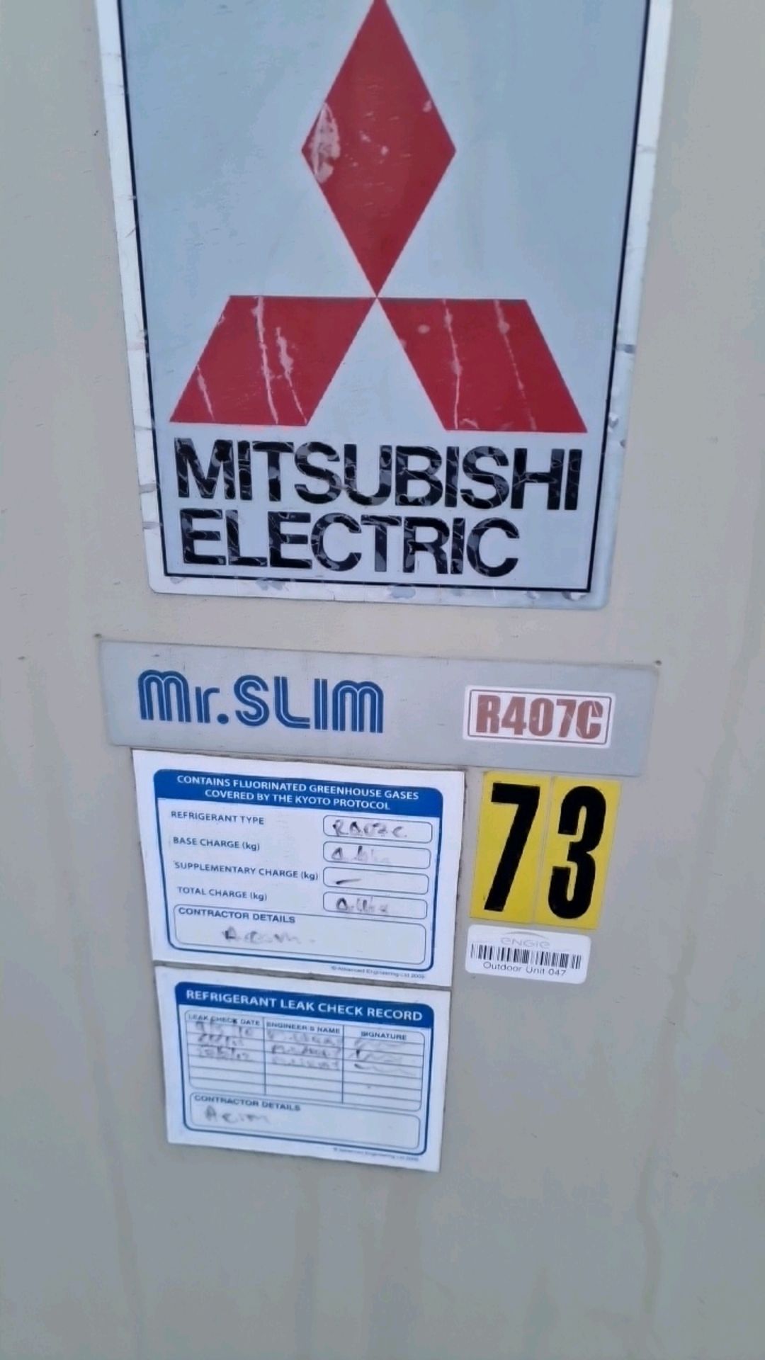 Mitsubishi Outdoor Aircon Unit - Image 3 of 4