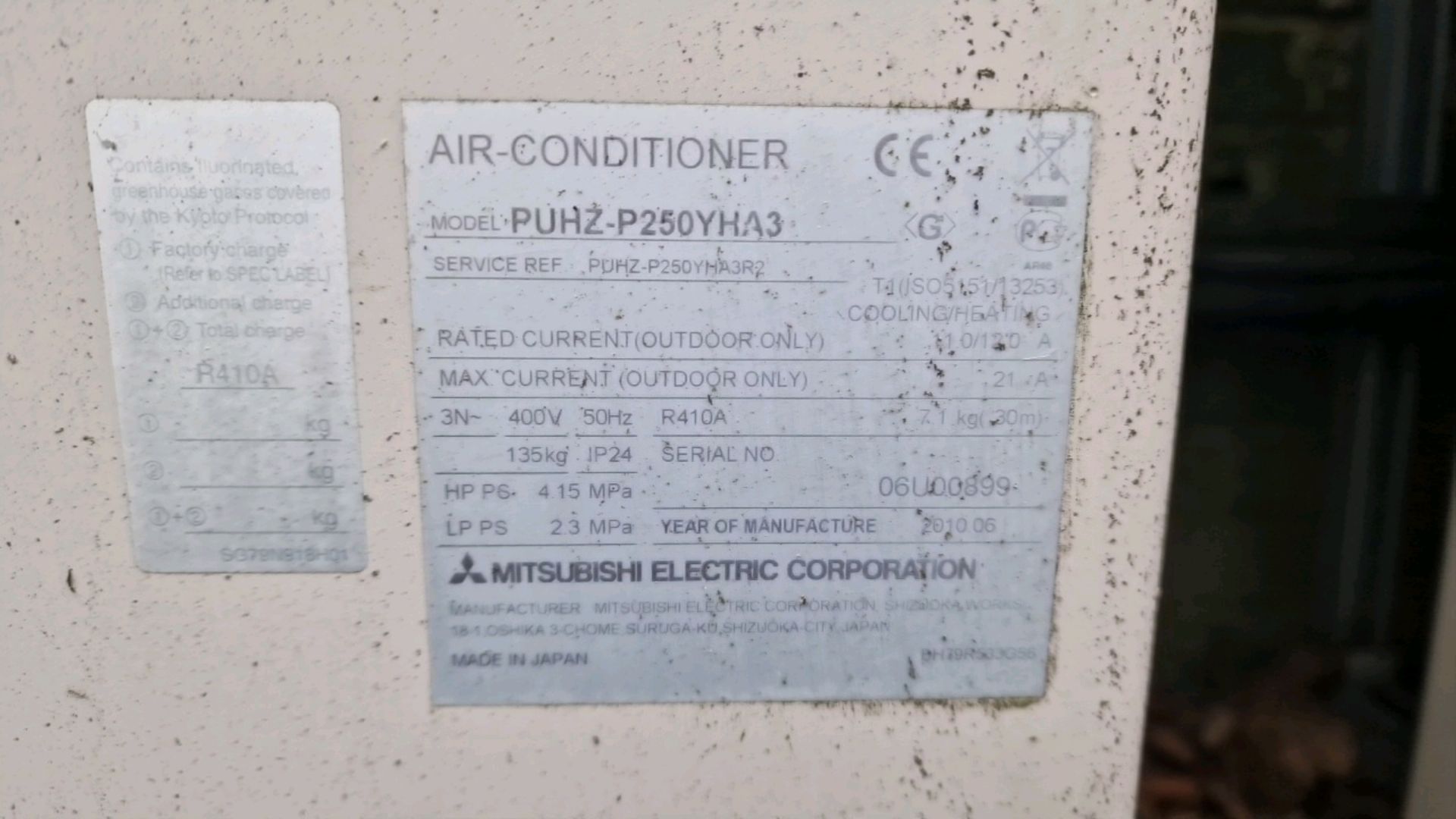 Mitsubishi Outdoor Aircon Unit - Image 3 of 3