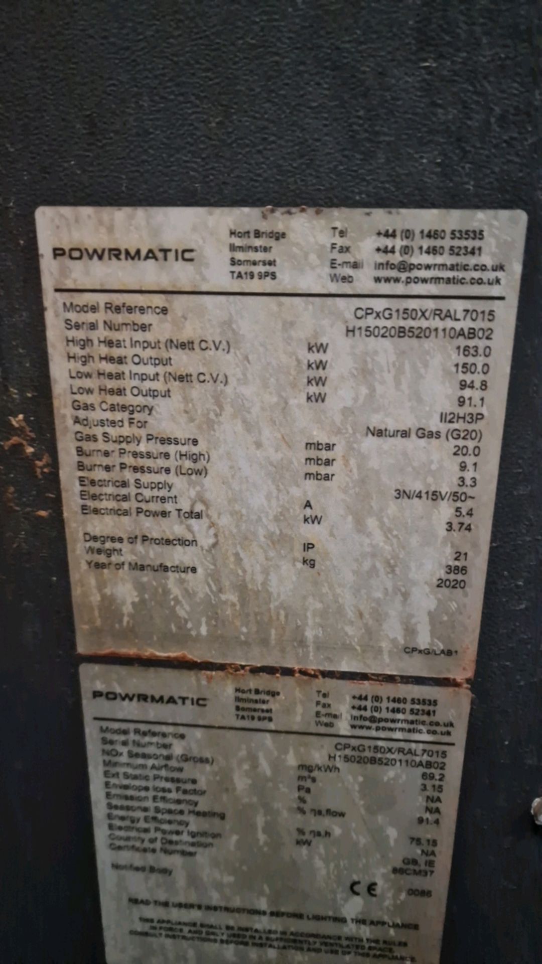 Powrmatic Industrial Heating Unit - Bild 5 aus 10
