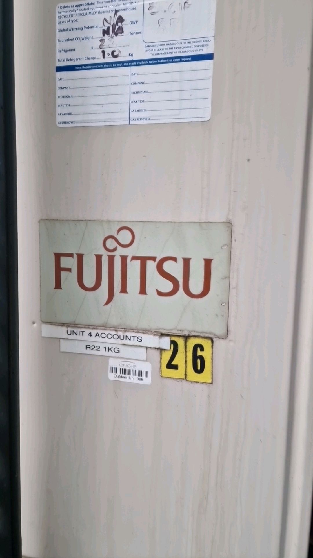 Fujitsu Outdoor Aircon Unit - Image 3 of 3
