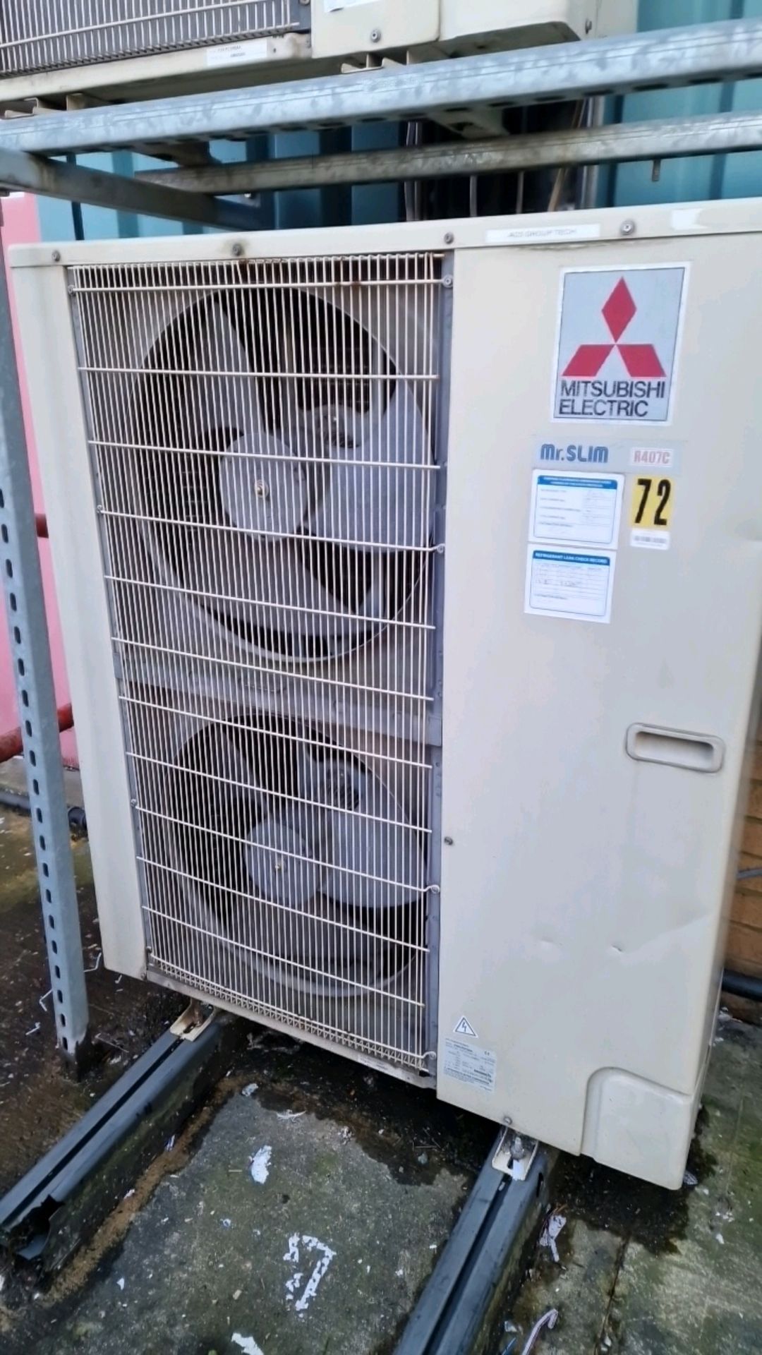 Mitsubishi Outdoor Aircon Unit - Image 2 of 4