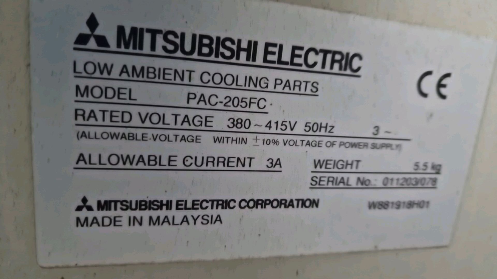 Mitsubishi Outdoor Aircon Unit - Image 4 of 4