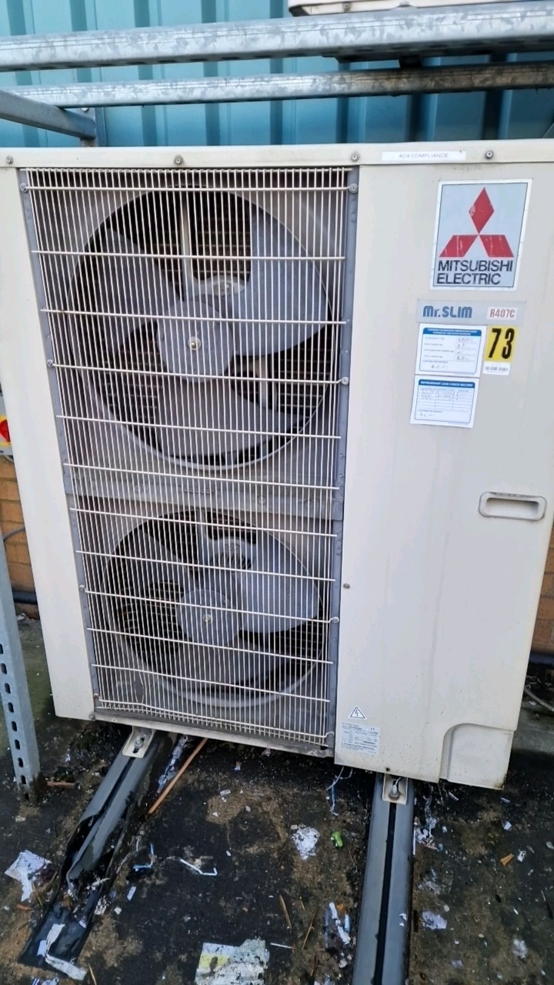 Mitsubishi Outdoor Aircon Unit - Image 2 of 4