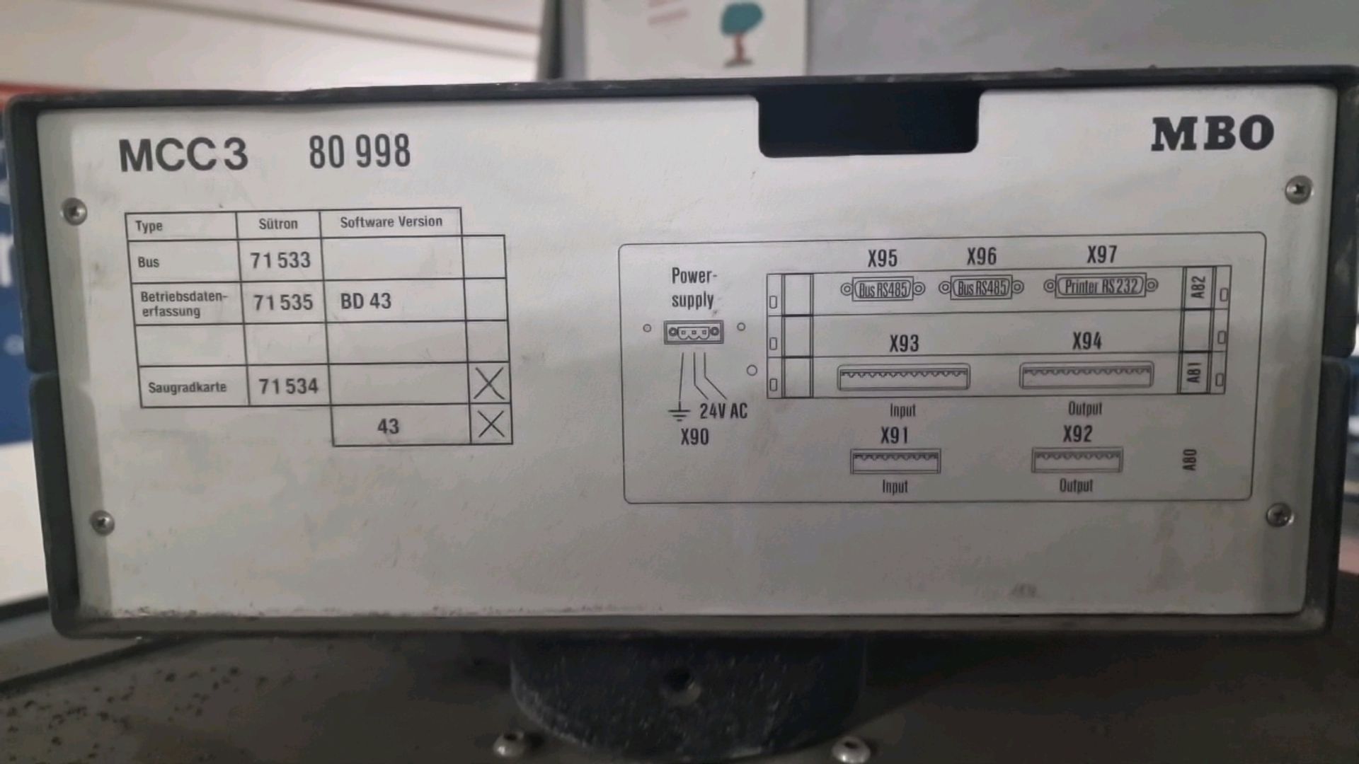 MBO Perfection Dual Feed T800 I-C and T800 1-1-78/6 Folding Machine - Image 15 of 15